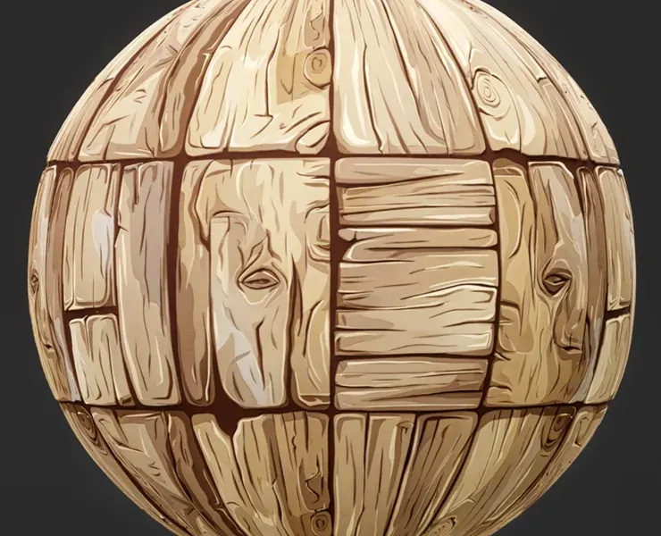 Stylized Wood Seamless Texture