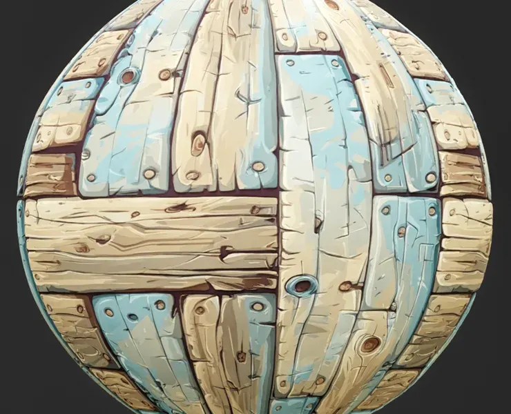 Stylized Wood Seamless Texture