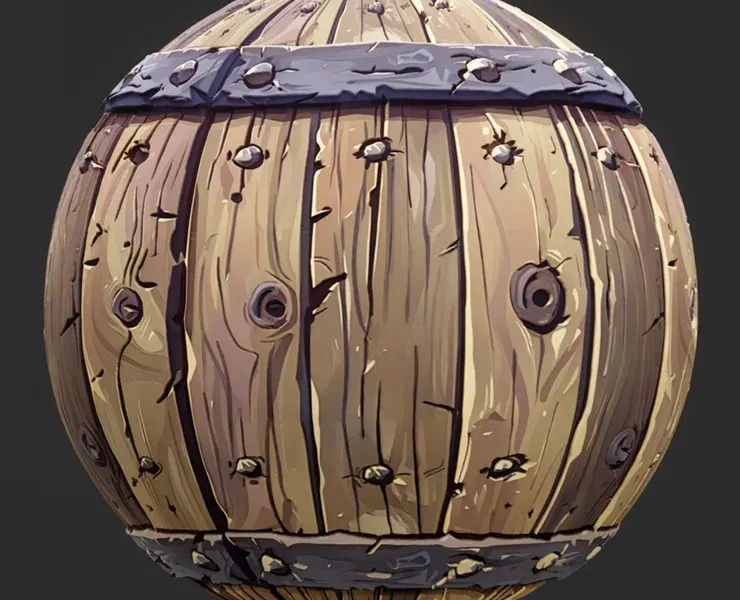 Stylized Wood Seamless Texture