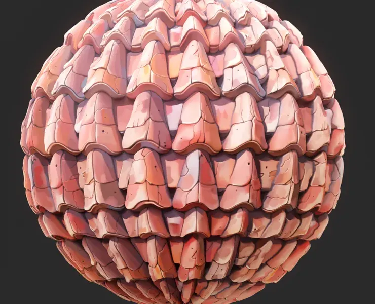 Stylized Roof Seamless Texture
