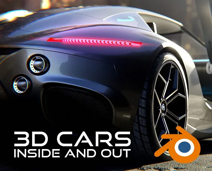 3D Cars: Inside and Out in Blender