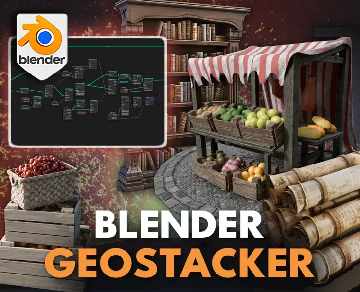 Blender 4 Geo Stacker