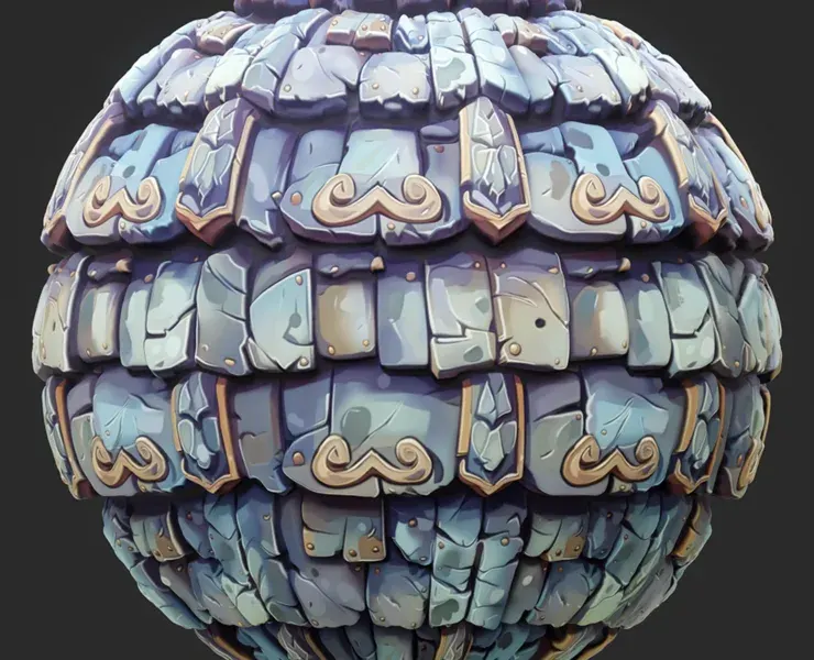 Stylized Roof Seamless Texture