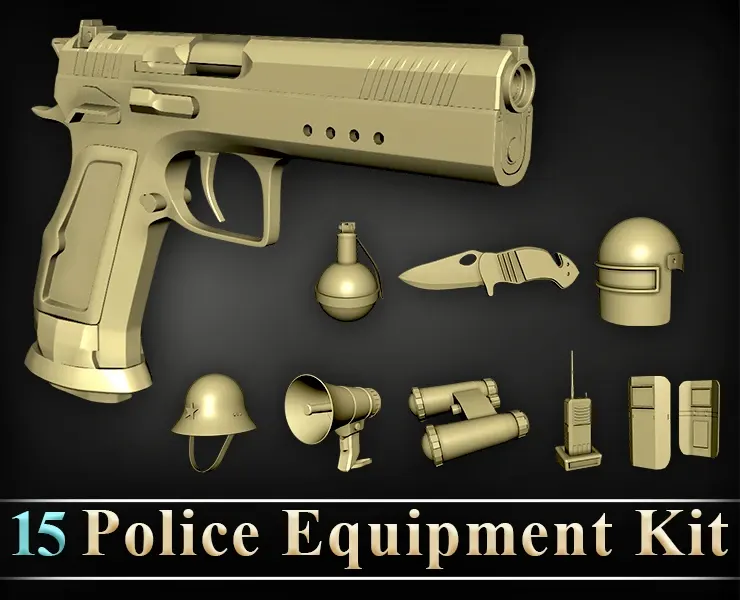 15 Police Equipment Kit