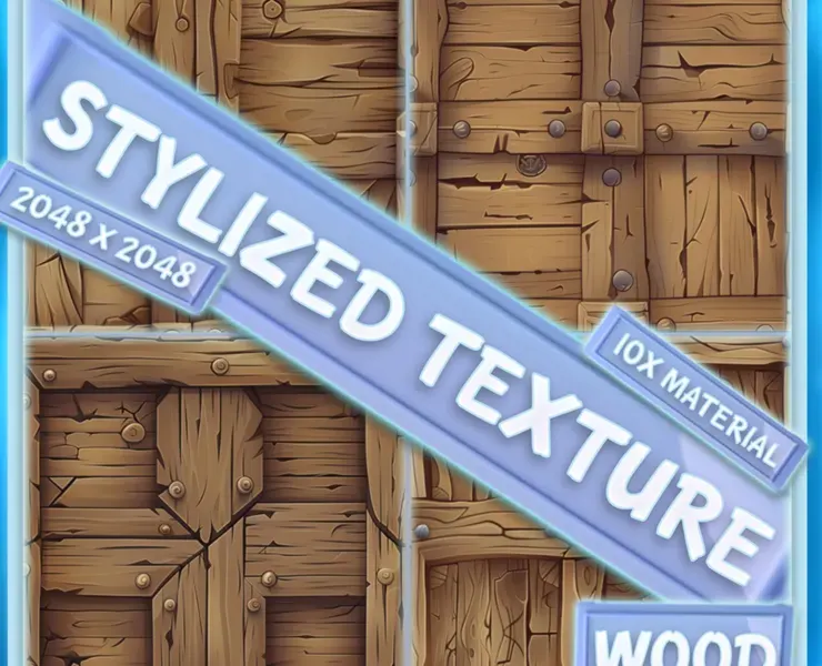 Stylized Wood Seamless Texture Pack