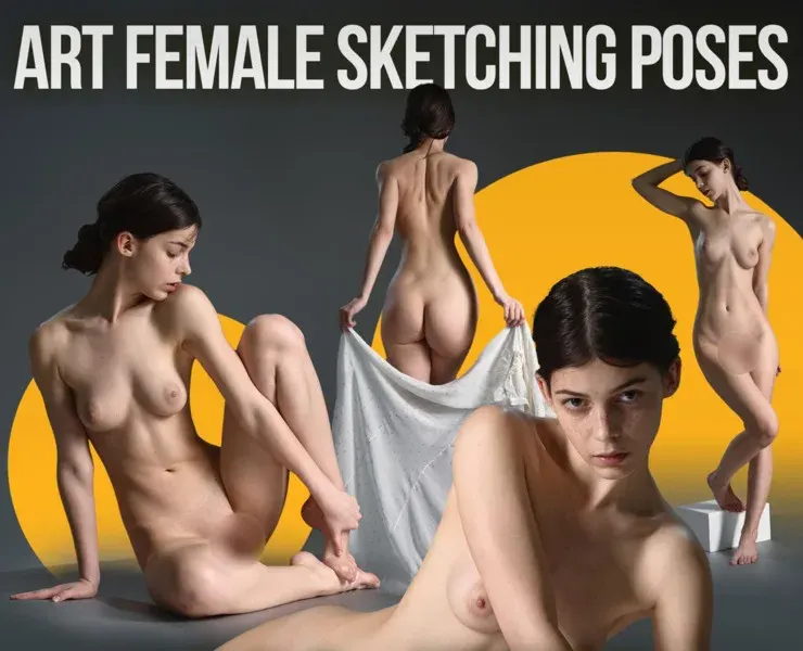 1000+ Art Female Sketching Poses