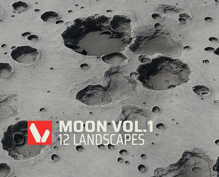 8k Landscapes - Moon Vol.1