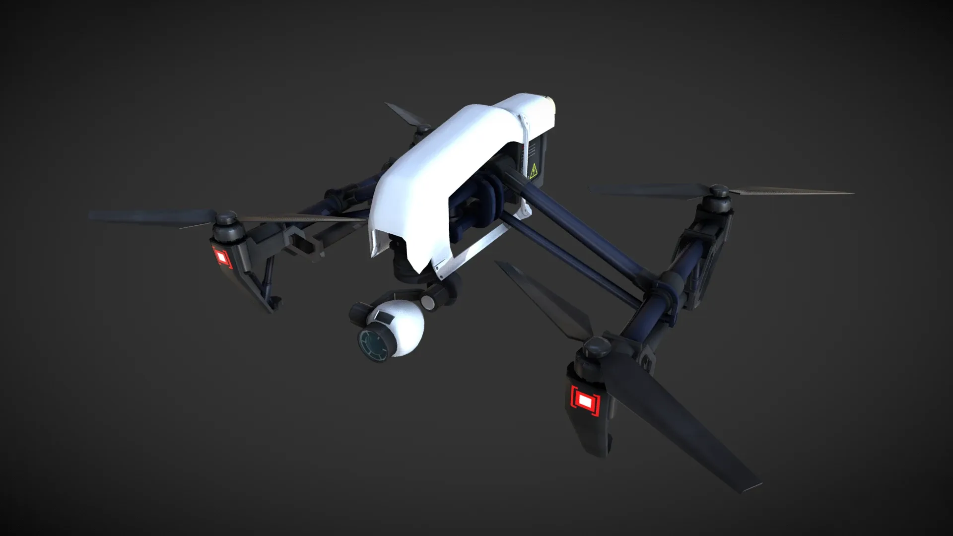 Spy Drone Low-poly