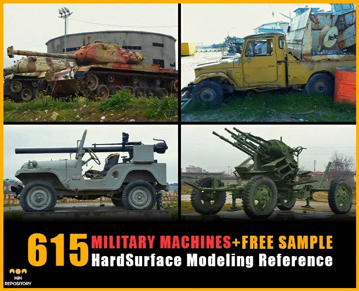 615 Military Machines Hard Surface Reference _ VOL 02