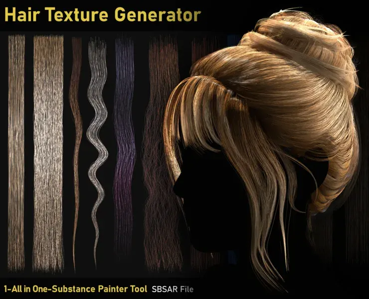 Hair Texture Generator-SBSAR