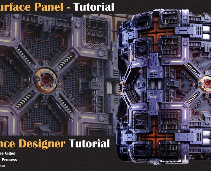 Hard Surface Panel Tutorial - VOL 14