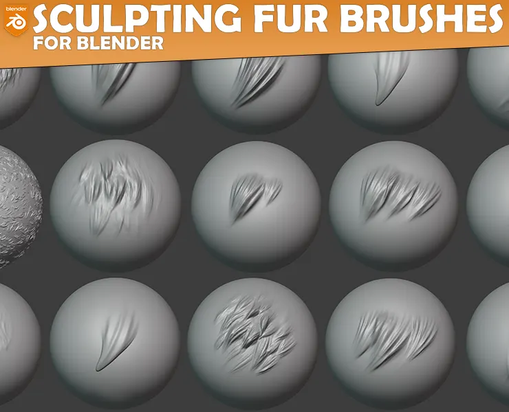 Sculpting Fur Brushes for Blender