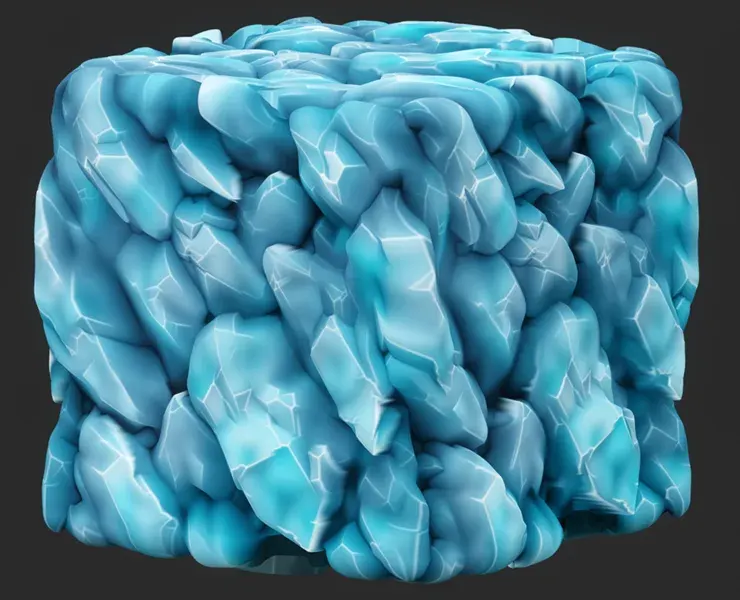 Stylized Crystal Seamless Texture