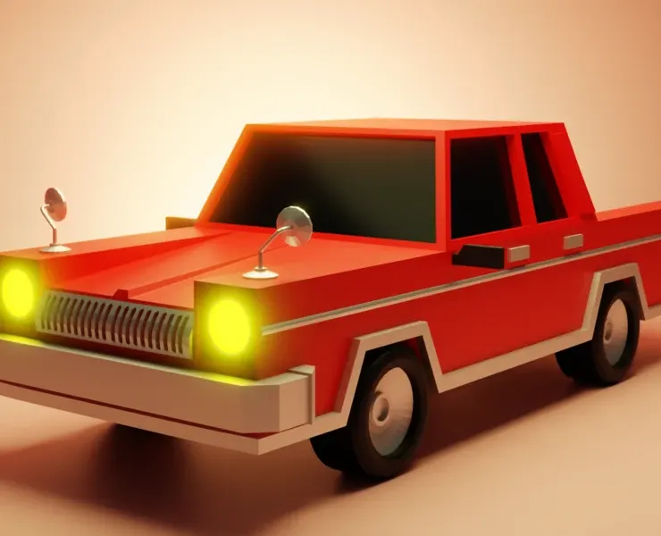 Low poly Car 04