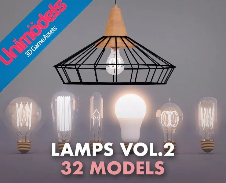 Unimodels Lamps Vol. 2 for Unity