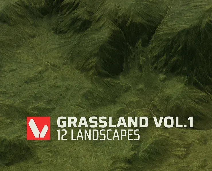 8k Landscapes - Grassland Vol.1