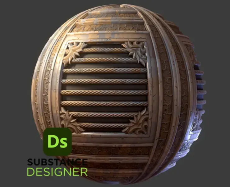 Stylized Fantasy Floor - Substance 3D Designer + Sbsar File