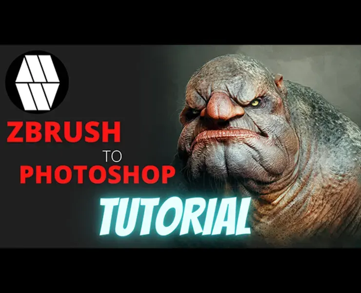 ZBrush to Photoshop - Troll Bust Tutorial - BUNDLE PACK