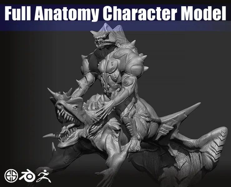 Complete Anatomy of a Marine Character-Creature