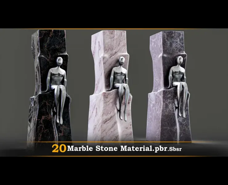 20 Marble stone  Material.Pbr.Sbsr