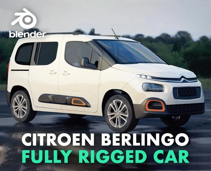 Citroen Berlingo - Rigged Car