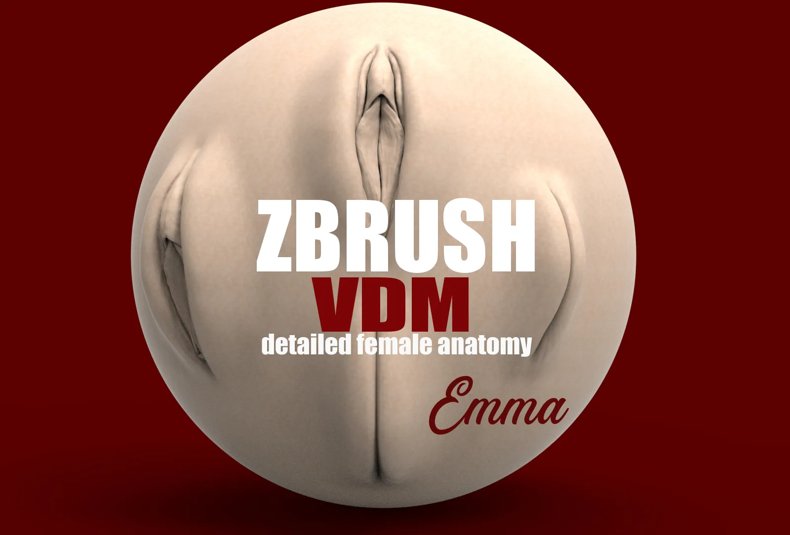 Emma - ZBRUSH VDM - OBJ - Female Anatomy