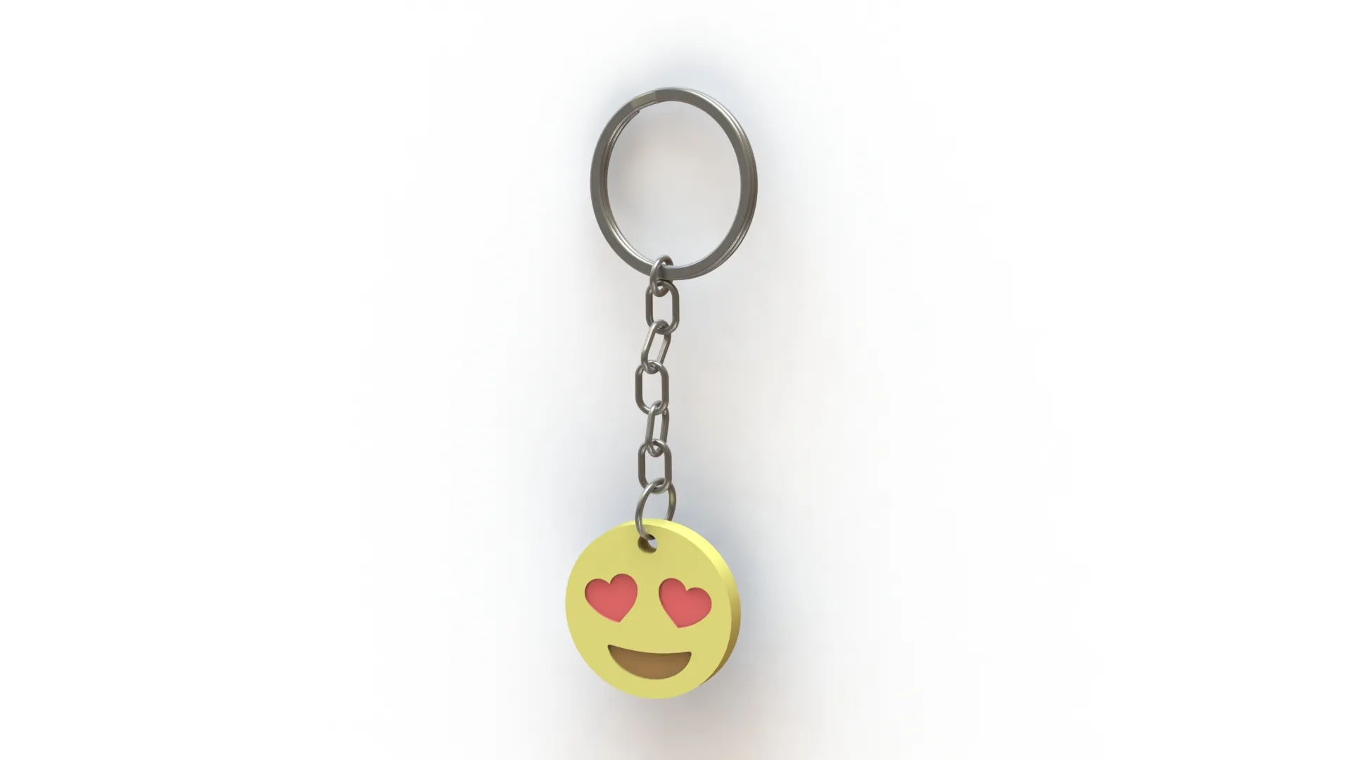 Emoji Keychain - Smiling face with heart eyes