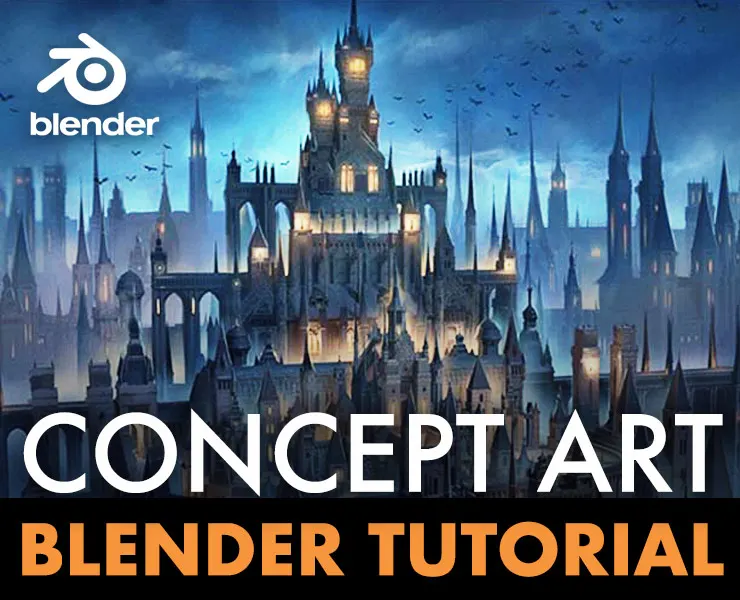 Environment Concept Art Course In Blender And Photoshop For Beginners (50% Discount)