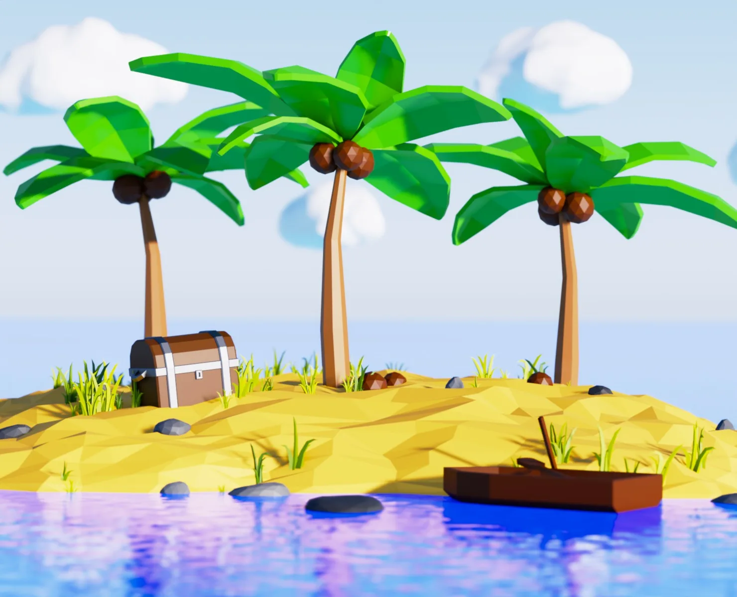 Low Poly Island