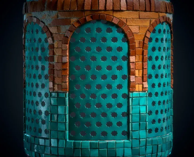 Traditional wall and window materials (Middle East) - VOL 02 - Maps & SBS & Sbsar