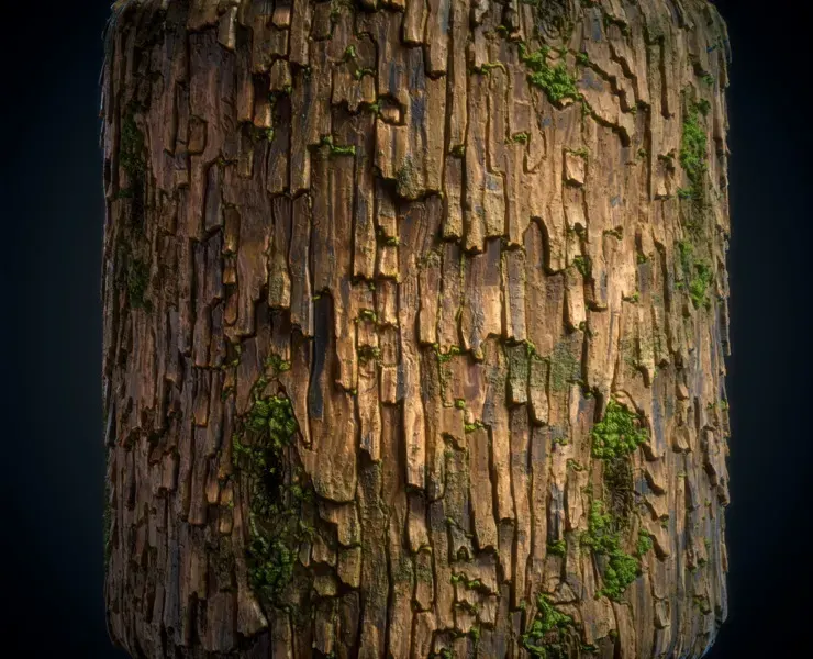 Wood Tree Bark Material - VOL 06 - Maps & SBS & SBsar
