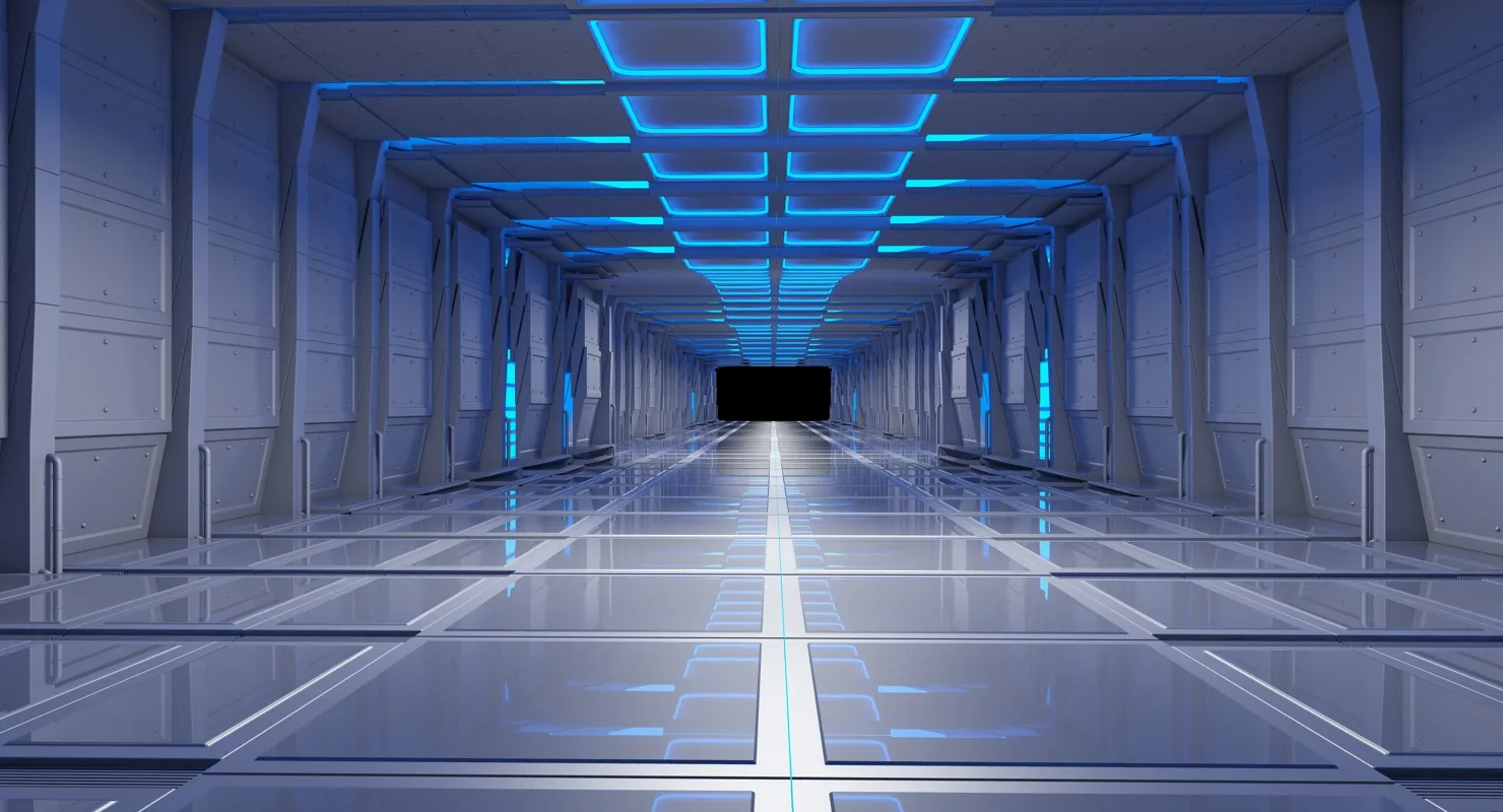 Futuristic Breathing Tunnel Animated