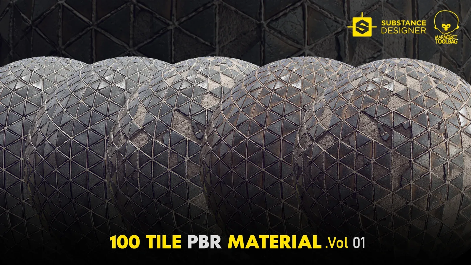 Tile PBR Materials |Vol 01