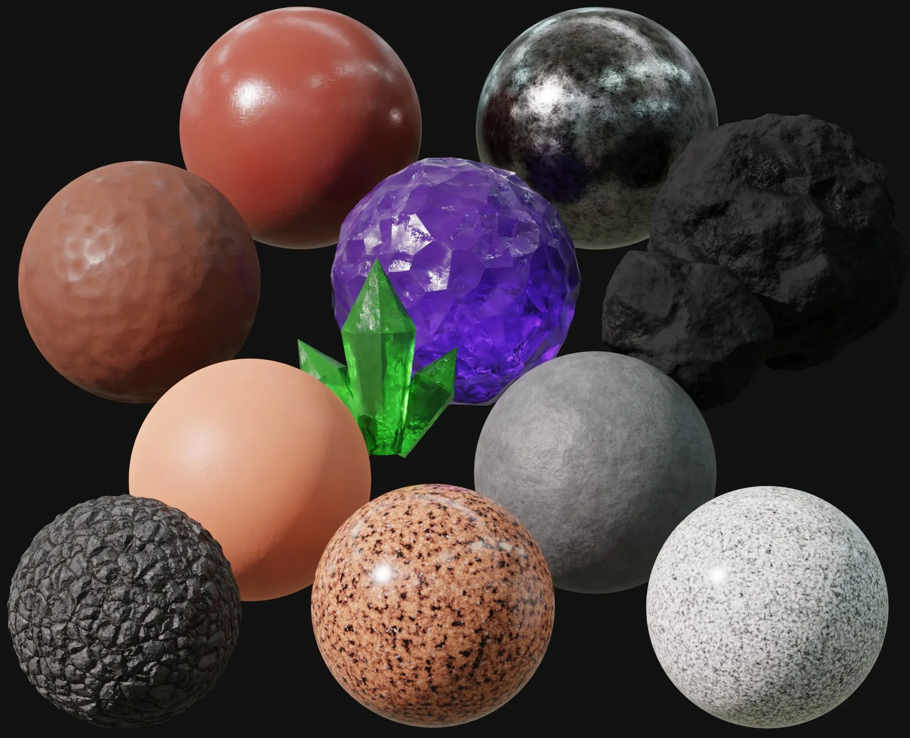 Blender Procedural Material Pack #7