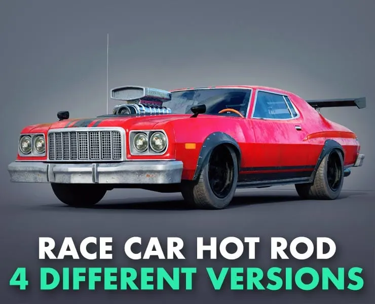 Race Muscle Car Hot Rod