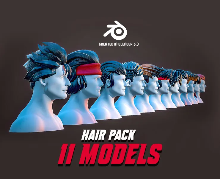 Hair male pack