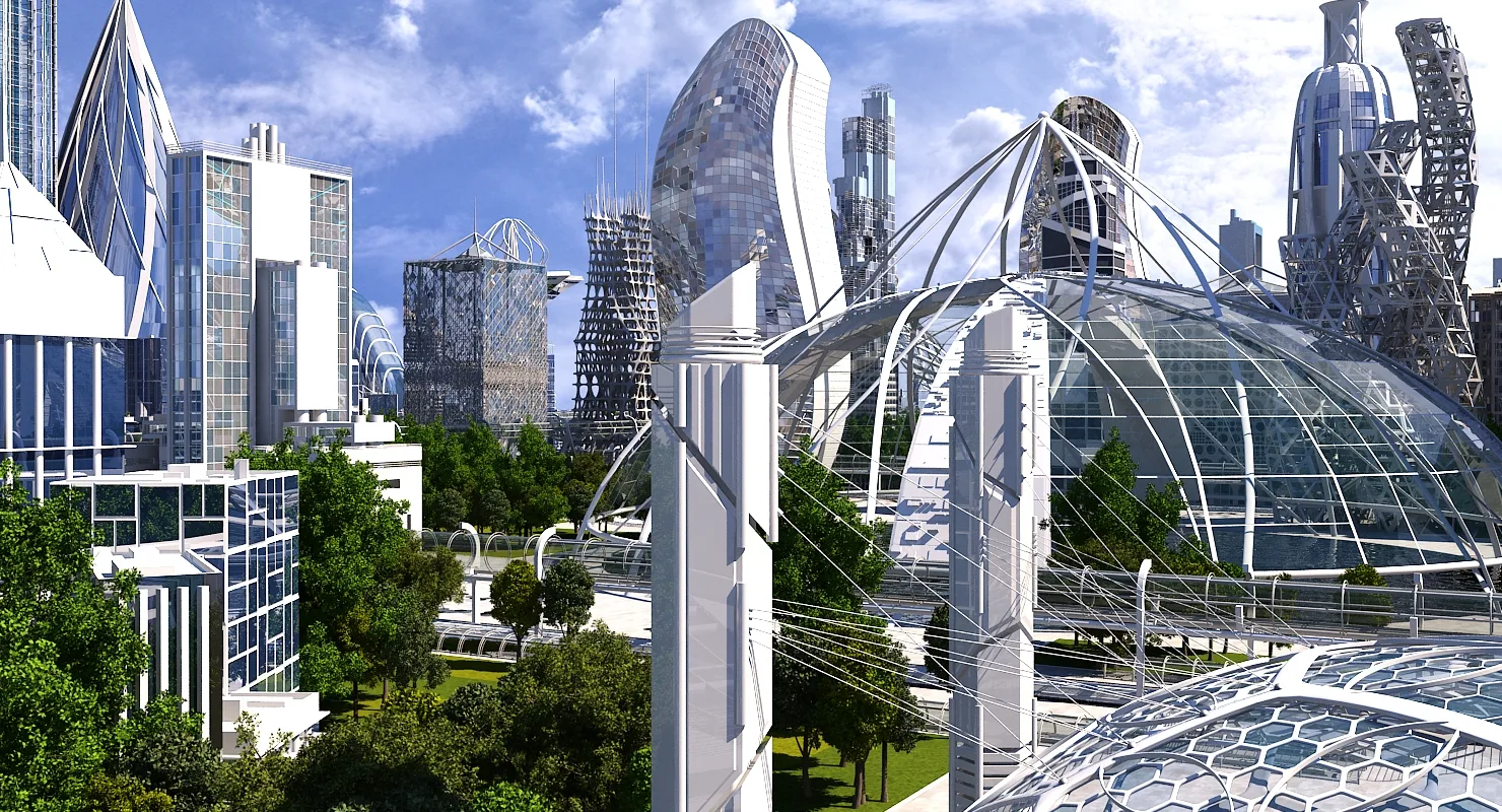 Future City HD 20 V 2 3D model