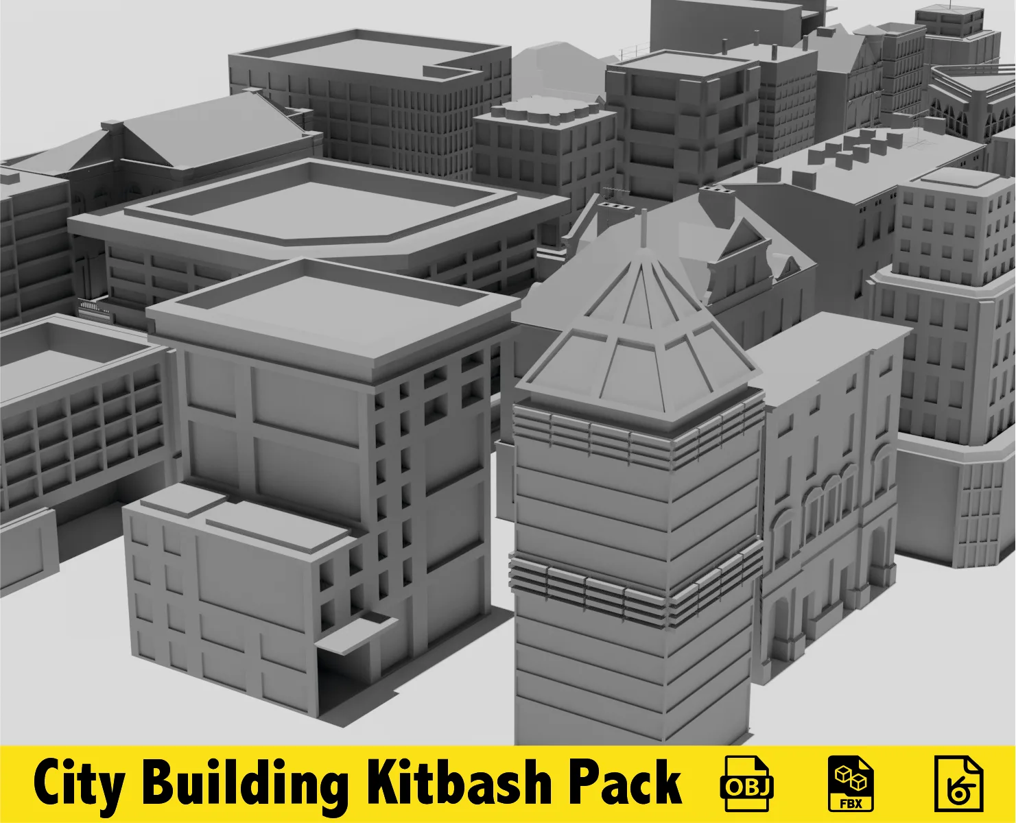 City Building Kitbash Pack