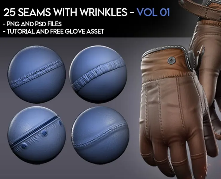 25 Seams with wrinkles - Vol.01