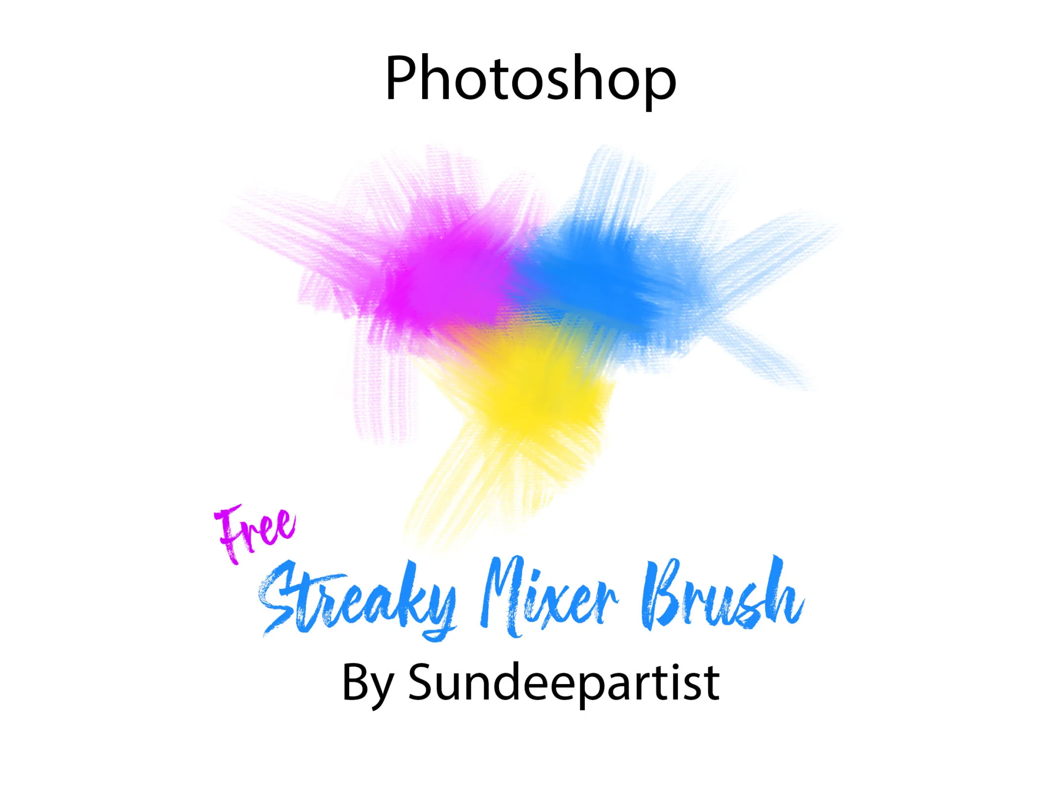 Streaky Mixer Brush for Photoshop CC