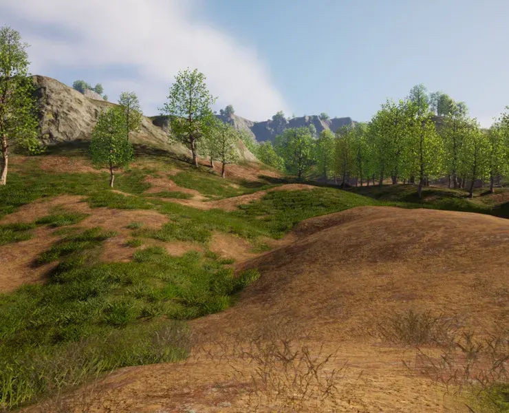 Survival Interactable Procedural Nature Ecosystem
