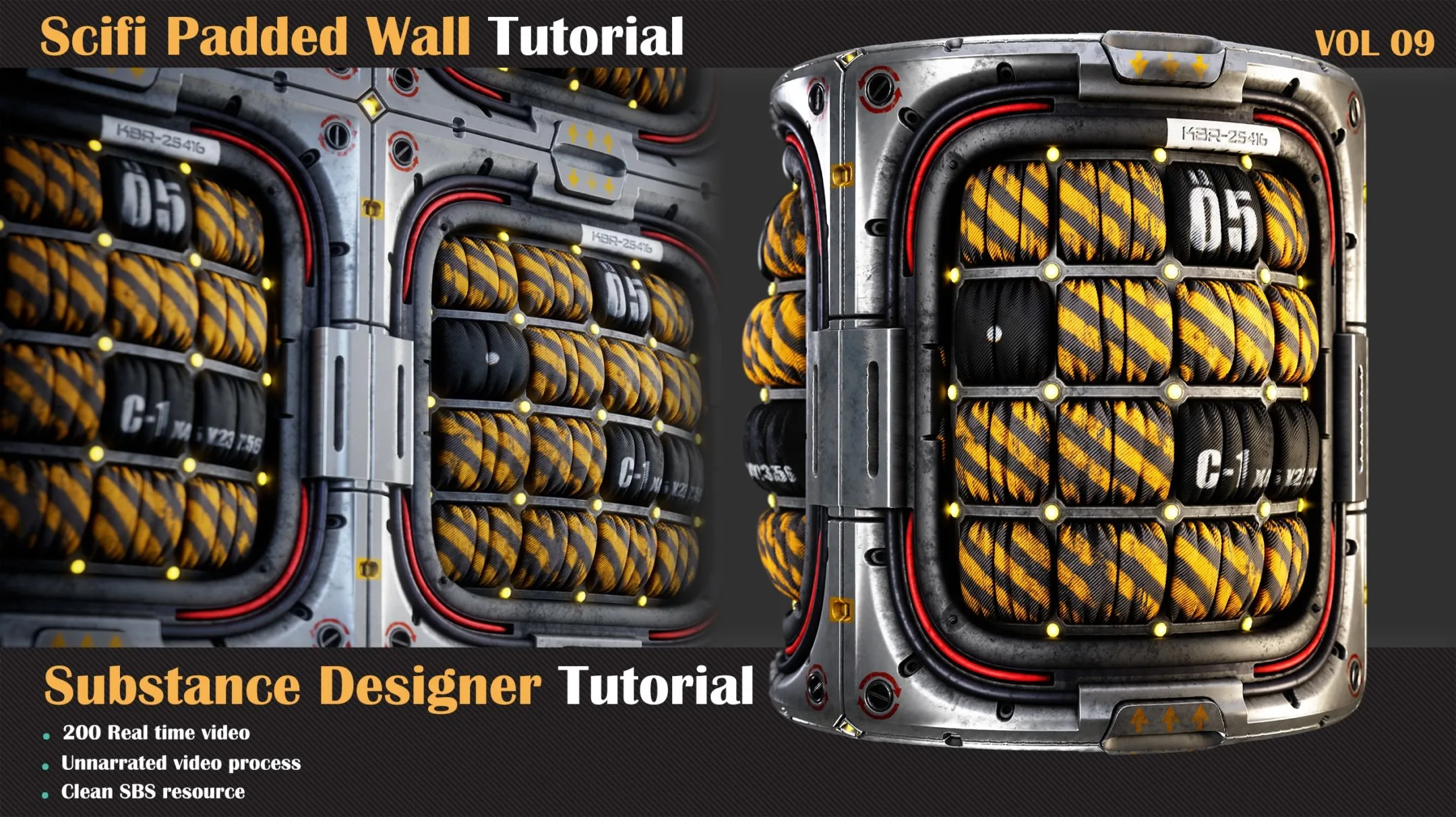 Scifi Padded Wall Tutorial - VOL 09