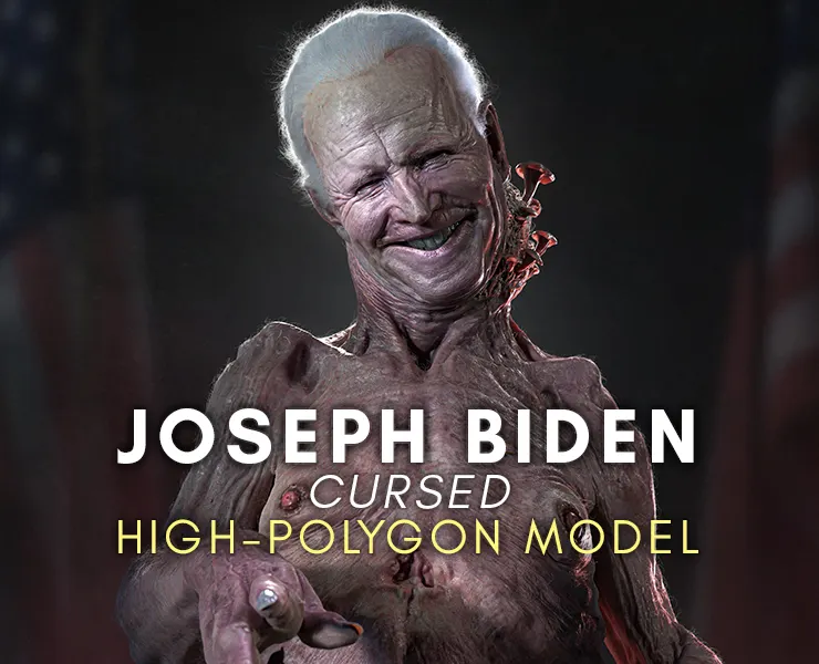 Joseph Biden Cursed High Polygon Model