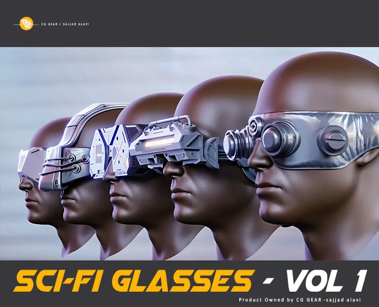 sci-fi glasses basmesh