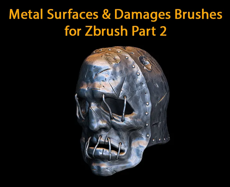 Metal Surfaces &amp; Damages Brushes for Zbrush Part 2