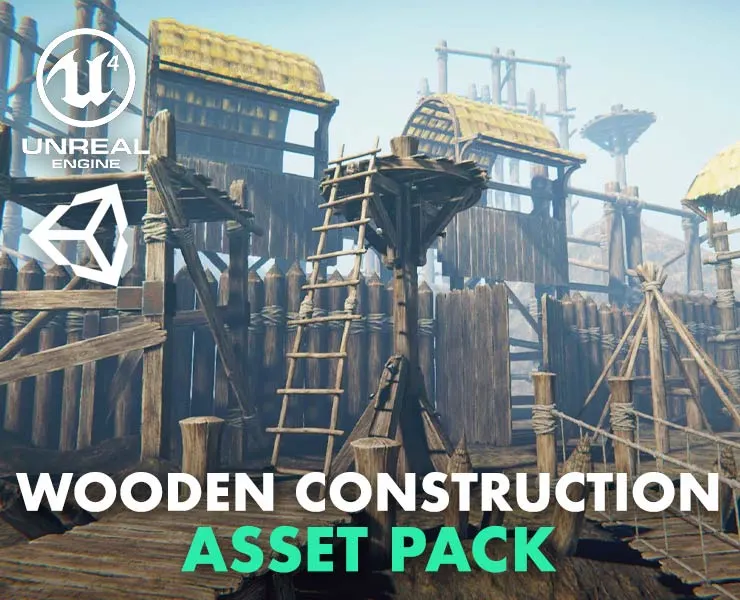 Wooden Construction - Game Ready Asset Pack