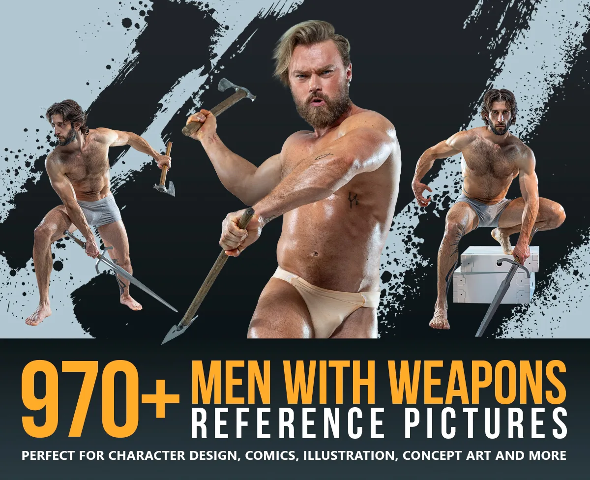 970+ Men With Weapons Reference Pictures