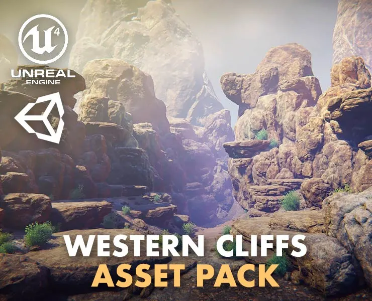 Western Cliffs - Game Ready Asset Pack