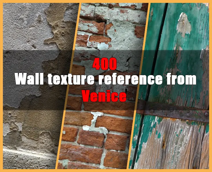 Wall texture reference from Venice - 01