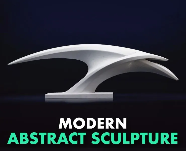 Modern Abstract Sculpture 022